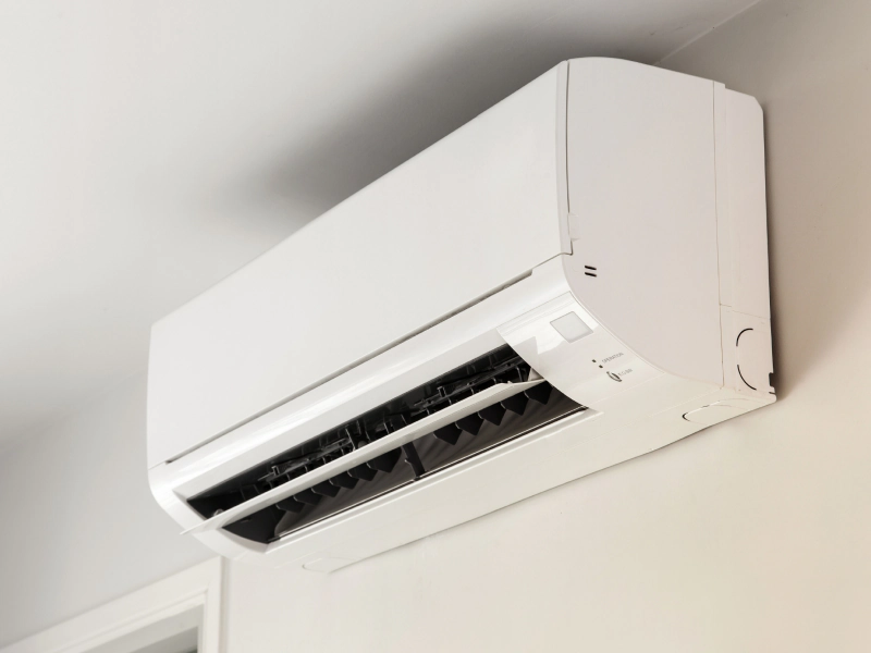 installed air conditioner